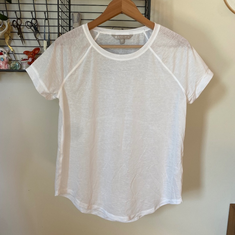 Sheer Athleta Training Top